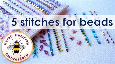 how to do bead embroidery